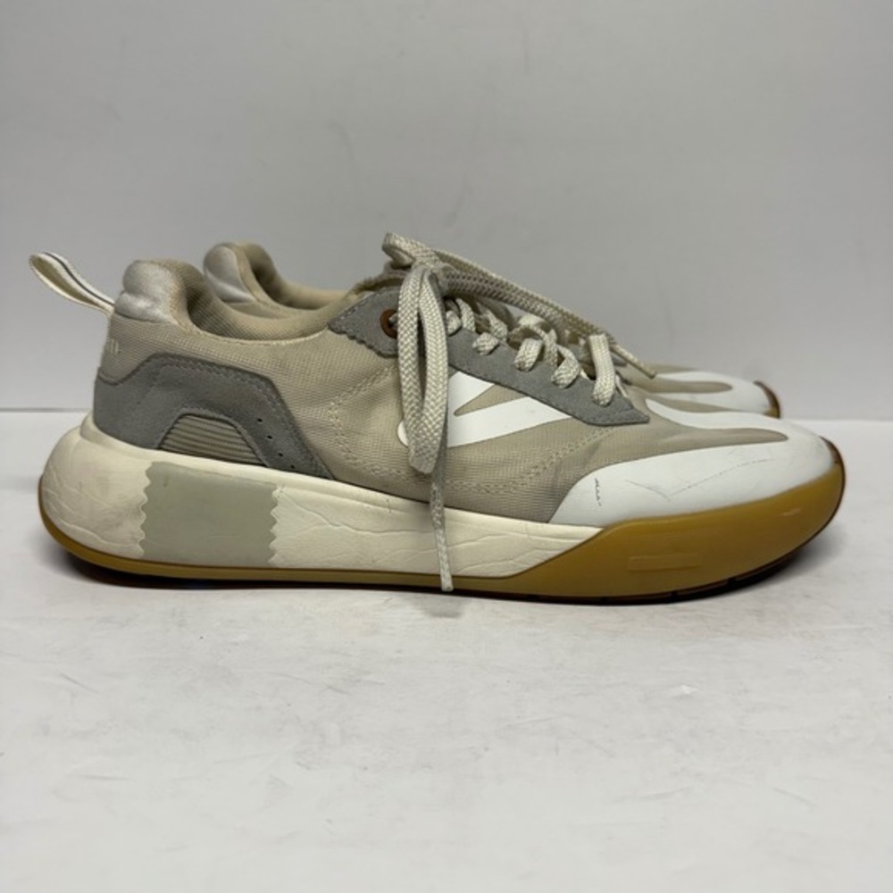 Tretorn Volley Sneakers Beige White Low Top Casual Shoes Size 8.5